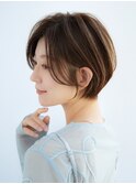 前髪なし大人ショートボブ30代40代50代 【AIN.表参道】川原大地
