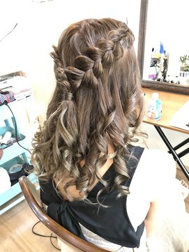 ロカット サロン(Roquat Salon) 編み込みカジュアルハーフアップ 【ヘアセット  立川/立川南口】