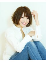 ヘアスペース リズム グリーン(Hair space Rizm green)&nbsp;ひし形ショートボブ