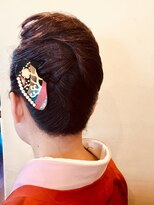 オール 学園前店(oar) 着物に似合う大人アップスタイル