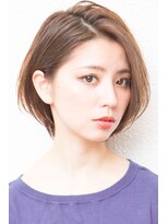 モニカ 西宮北口(Monica)&nbsp;アシメショートエアリーショートグレージュナチュラルボブ