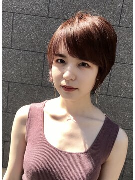 シュシュ(shushu) ピンクブラウン