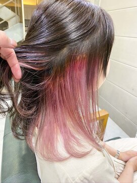 デイズ(days) 人気のインナーカラー☆ピンクカラーブリーチ