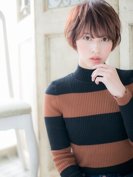 ブルー(BLUE) *CUORE水戸*…個性的ラベンダーピンクレッド♪ショートマッシュb