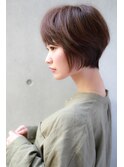 ボーイッシュすぎない軽めショートボブスタイル