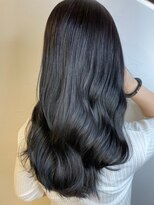 ジーナ 船橋(Zina)&nbsp;オトナ女子ツヤ髪アッシュカラーふんわりミディシースルーバング