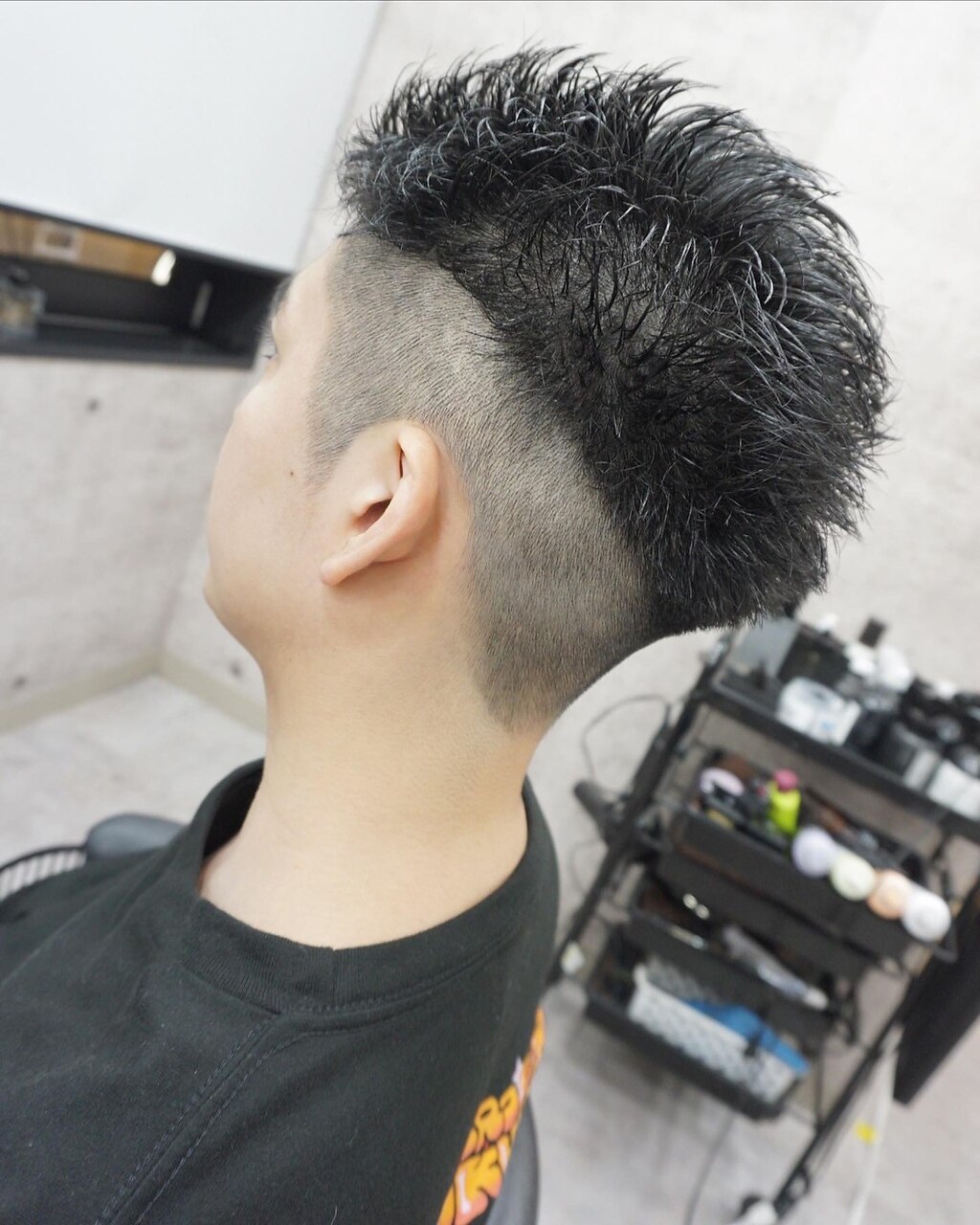 メンズツーセクション刈り上げベリーショート：L140292263｜ヘアテリア