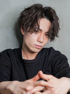 メンズヘアセンス 渋谷(MEN'S HAIR SENSE) 【SENSE渋谷】ゆるスパイラルセンターパート