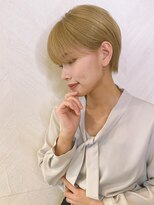 ロンド ストラーダ 心斎橋(Lond strada)&nbsp;ショート×ハイライト白髪ぼかし×シルキーベージュ[心斎橋]