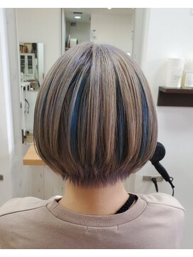 ヘアーアンドメイク ペリドット(hair&make Peridot) ハイトーンカラー/ブルーサファイア/30代/40代/50代/60代