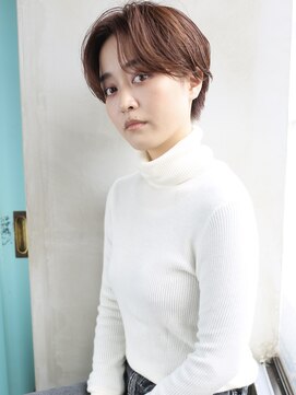 バース(BIRTH) 天神【BIRTH】艶感ハンサムショートパーマ×チェリーブラウン15