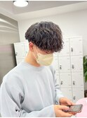 【岸本泰芽指名】刈り上げマッシュ/波巻きパーマ