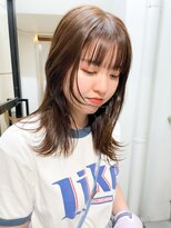 ザメゾン(THEMAISON)&nbsp;【GUEST】ブリーチなしでできるオリーブベージュカラー