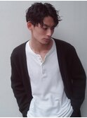 無造作　波巻　ニュアンスマッシュ　サイドパート　ツイスパ