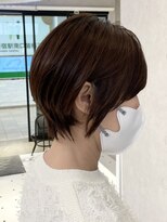 ザザ シンジュク(ZA/ZA shinjuku) 丸みショートボブ