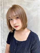 ロンド ストラーダ 心斎橋(Lond strada) マチルダボブ×インナーグレージュ【髪質改善/縮毛矯正】