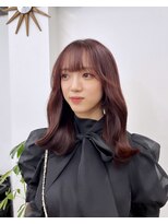 ピープスアンドスー 表参道 渋谷(Peeps&Suu.) ピンクブラウン/コアミートリートメント/透明感カラー