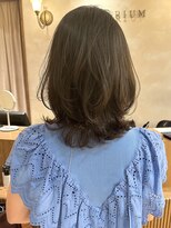 ビュートリアム265(BEAUTRIUM 265) ミディアム/くびれレイヤー/レイヤーカット/顔周りカット/銀座