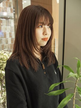 ピークアブー アヴェダ アトレ恵比寿(PEEK-A-BOO AVEDA) フェイスレイヤー　ピンクアッシュ