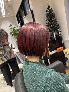 エイト 藤沢店(EIGHT fujisawa) ボブ×ブリーチカラー【藤沢】