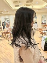 セミロング・暗髪ロング・レイヤー・銀座日比谷有楽町20代30代
