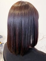 レポヘアー(Repos hair)&nbsp;20代30代40代大人可愛い髪質改善カラー肩ラインショコラアッシュ