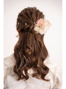 バサラ 大阪梅田店(VASARA) ゆるふわハーフアップ