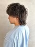 メンズカット+波巻きスパイラルパーマ￥14,300(波巻きパーマ/眉毛カット込み)