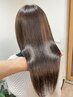 【坂口指名限定】ツヤ髪◎CUT縮毛矯正+5STEPトリートメント￥18000