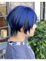 ルプラ ガーデン(le-pla garden) ウルフ#レイヤーカット#ブルー#ダブルカラー#豊橋#豊川#田原