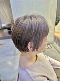 脱白髪染めハイライト/グレイカラー/グレージュ/髪質改善