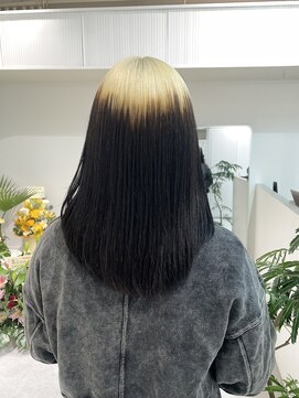 ミーム 原宿 表参道(meme) ◎ブロンドハイトーンカラーデザインカラーアンブレラカラー金髪