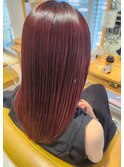 暖色/カシスレット/髪質改善/ダブルカラー/ブリーチ/武蔵小杉
