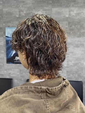 アノ(Ano.) サーフカールメンズパーマツイストスパイラル波巻きパーマ