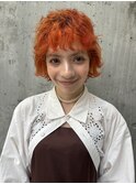 【MINAMI】オレンジ×癖を活かしたショートスタイル