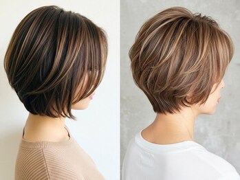 ラ ブレス 大阪梅田(LaBless)の写真/大人女子のお悩み解決！極細ハイライトで自然に馴染ませる“白髪ぼかし”が話題◎お洒落も楽しみたい人に♪