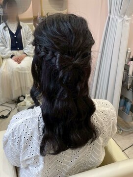 アリエス 大宮駅西口店(Aries) 髪の毛リボンハーフアップ