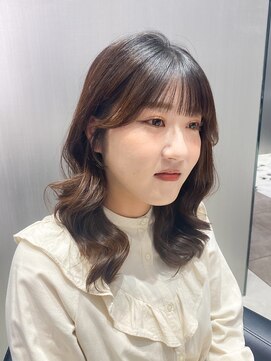 ハルキミナト ジャパン ヨコハマ(HARUKI MINATO japan YOKOHAMA) くびれミディアム/韓国ヘア/レイヤー/顔周りレイヤー