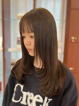 ブランシェ JR勝川駅南口店(BRANCHE) ブラウンベージュ/透明感カラー/レイヤーカット/髪質改善カラー