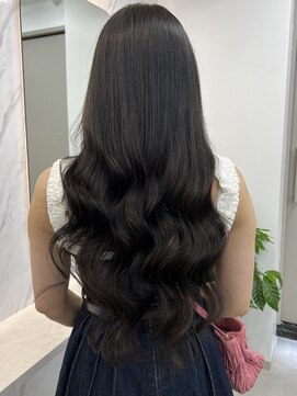 ラピス 新宿(Lapis) 地毛風ダークブラウン/60cmスーパロングエクステ