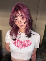 トナリ(tonari)&nbsp;Ria／エンドカラー／ピンク／ブラック