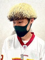 ワンズナゴヤ 名古屋栄店(ONE's NAGOYA) スペインカールスパイキーショートブルーブラックフェザーパーマ