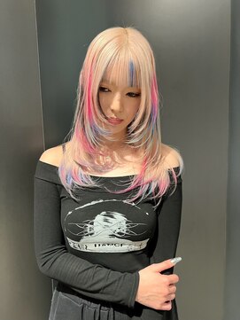 ヌル 表参道本店(Null) スラッシュカラー/ケアブリーチ/ブリーチカラー/表参道/原宿