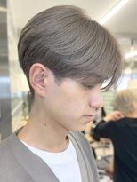 サンクマーケット 渋谷(cinq MARKET) 渋谷メンズブリーチカラーシルバーアッシュシースルーマッシュ