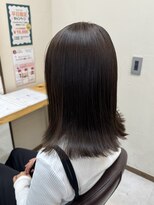 フラット ユメノ(FLAT-ユメノ) 外ハネボブ×グレージュブラウン