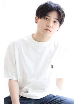 シロフ シブヤ(shirof shibuya) 20代30代40代 センターパート×韓国マッシュ×ニュアンスパーマ