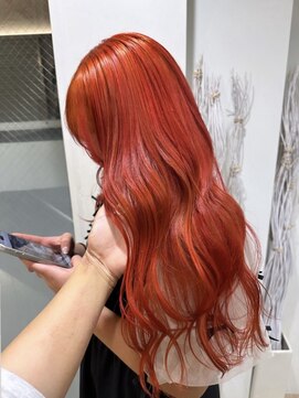 ループ(LOOP) オレンジレッドカラー/ブリーチカラー