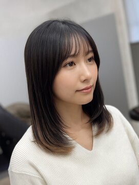 シエテ 津田沼(Siete) 黒髪カタログ/クラゲヘアー/オリーブグレー/津田沼