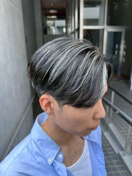 キャパ(CAPA) 韓国マッシュハイライトカルマパーマセンターパートウルフ1