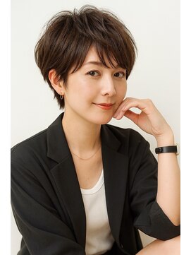 ゲイン(Gain) ショートカット・レイヤーカット×白髪ぼかし